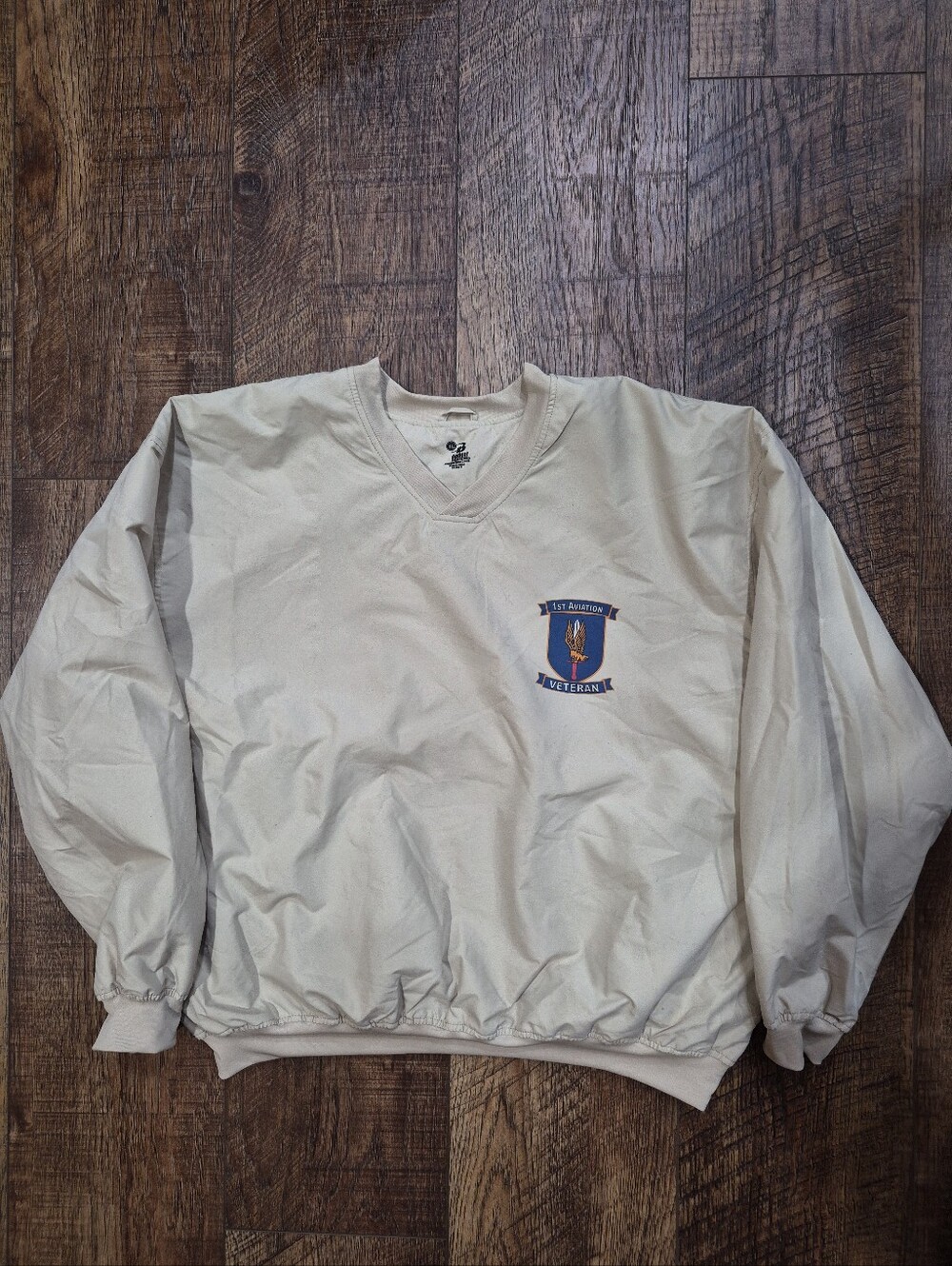 Vietnam Veteran 1st Aviation Brigade Windbreaker Shirt Jacket Size XL